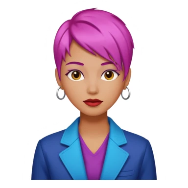 brush hair dye sticker