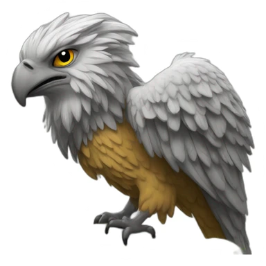 Griffon flamboyant  et inspirant, simple, épurer  sticker