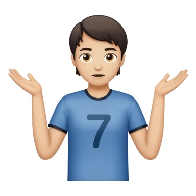 Putting the 🤷 with the sex on the left and seven on the right sticker