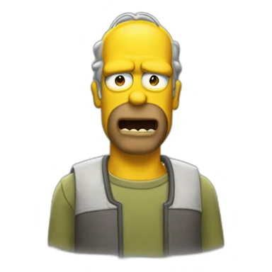 Homer simsons sticker