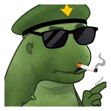 Tim Nolen smoking  sticker