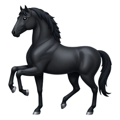Black horse 🐎 sticker