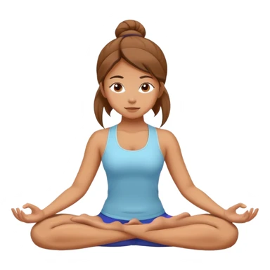 girl do yoga and keep calm sticker