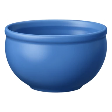 Clay Pottery Bowl blue  sticker