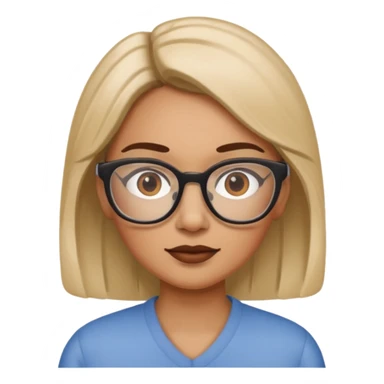 chronic diseases (diabets) woman iOS emoji style sticker