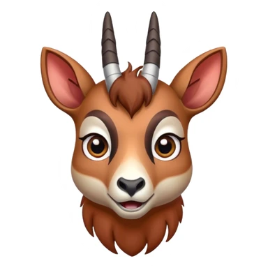 A gassy antelope sticker
