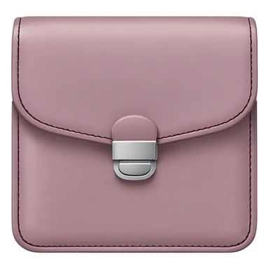 Wallet (closed) – Dusty Mauve, the width and height of wallet must be equal in size sticker