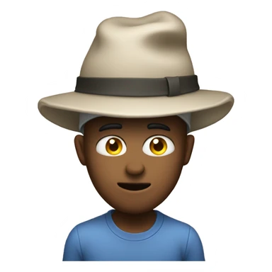 Fart wearing a hat sticker