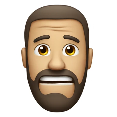 I need a comically sad emoji to represent a sarcastic feeling of hurt from a joke my friend made sticker