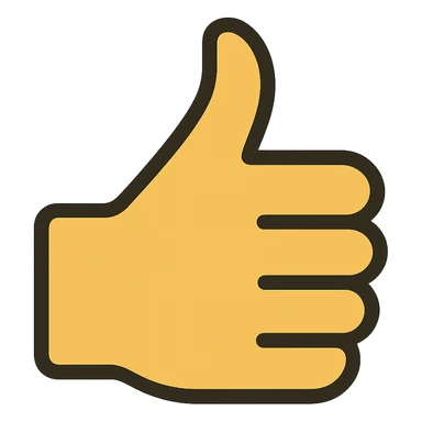 thumbs up emoji sticker