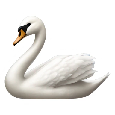 Swan sticker