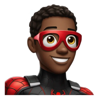 Spider man miles morales sticker