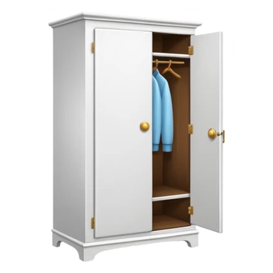 white Wardrobe sticker