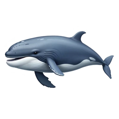 Majestic Hump back whale  sticker
