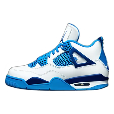 Jordan 4 fed blue sticker
