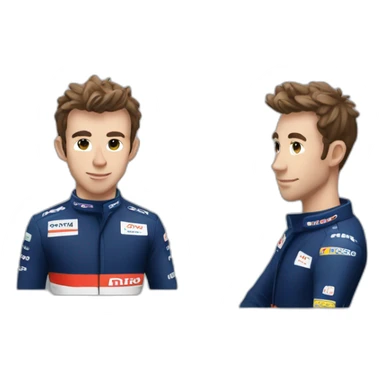 Pierre gasly f1 alpine driver sticker