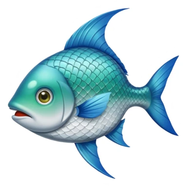 poisson avec canne à pêche sticker