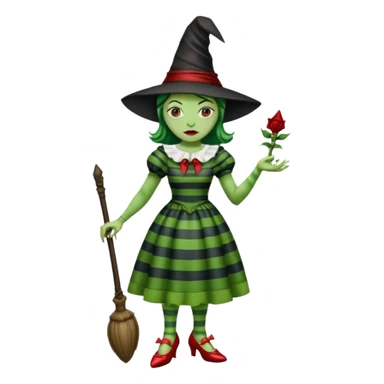 Wicked Witch of the East from the Wizard of Oz sticker