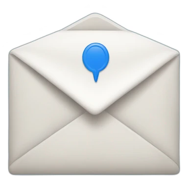 blue email sticker