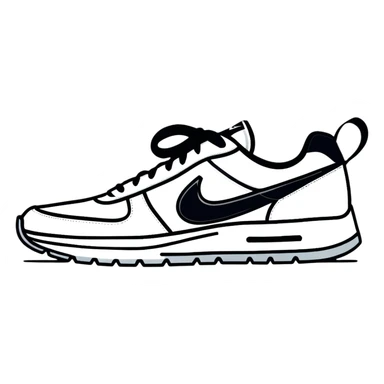 Nike swoosh logo sticker