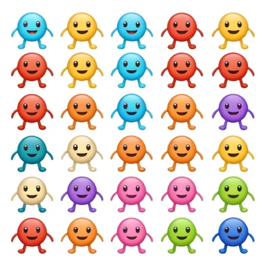 cute virusses with leg sticker