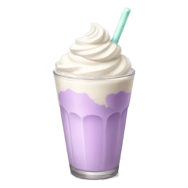 Lavender milkshake sticker
