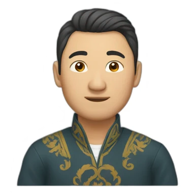 Kazakh man sticker