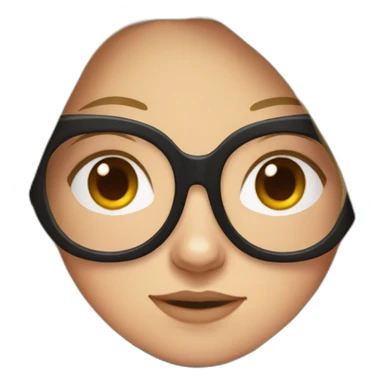 white girl with glasses and long blonde hair and black hoodie and a red doberman sticker