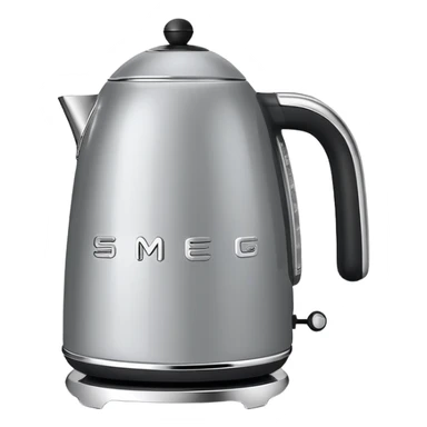 Pale silver smeg electric kettle sticker