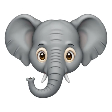 super sad elephant sticker