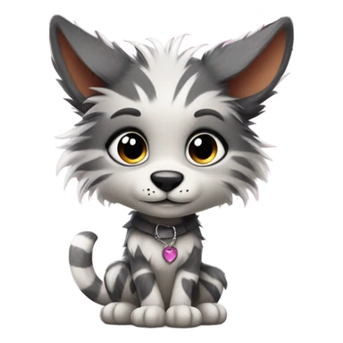 Anthro Fursona Furry Edgy Cool Cute sticker