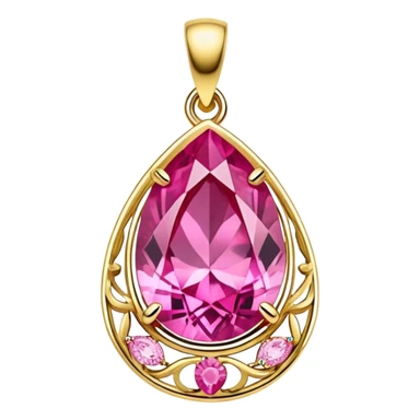 belief gold pink sticker