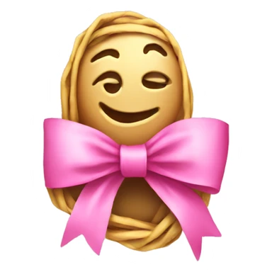 money wrapped in pink bow sticker