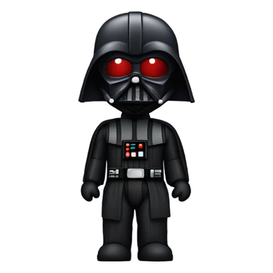 Darth Vader in an x wing fighter  sticker