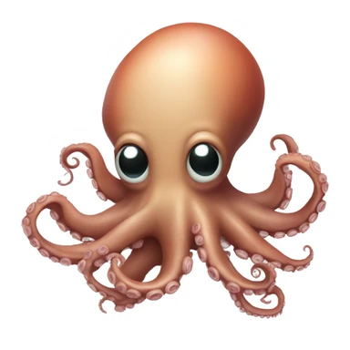 small friendly octopus sticker