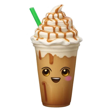 caramel frappe sticker