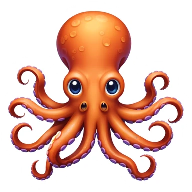Octopus wearing a bow sticker