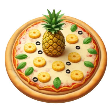 Pineapple pizza sticker