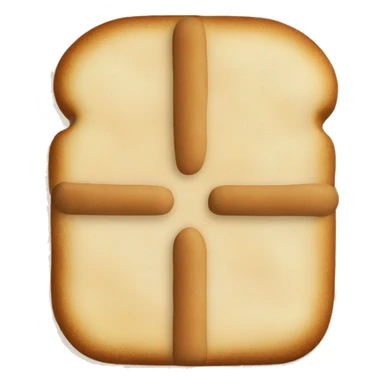 Communion bread sticker