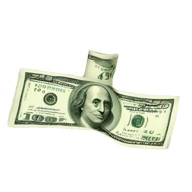 10 dollars cash sticker