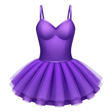 purple tutu dress fashion sticker