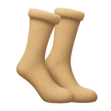 Tan winter socks sticker