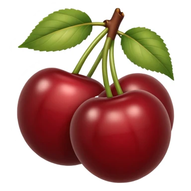 beige cherries sticker