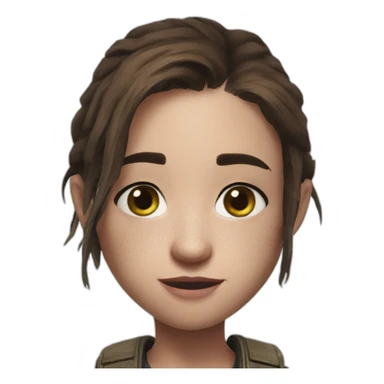 Emoji ellie the last of us sticker