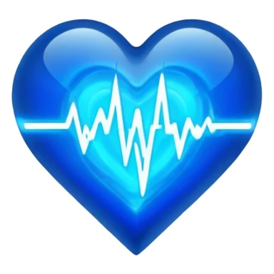 plasma energy electro heart shaped sticker
