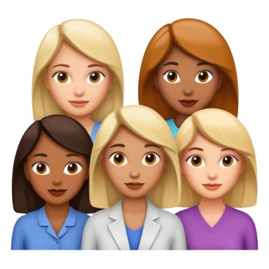 Four women sticker