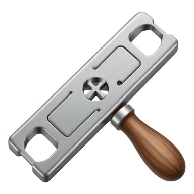 Metal walnut cracker tool sticker