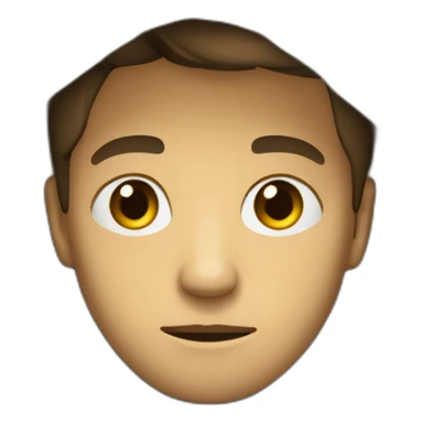 Homme avec une capuche triste sticker