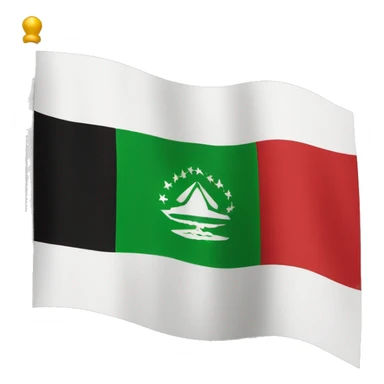 Pashtunistan flag sticker
