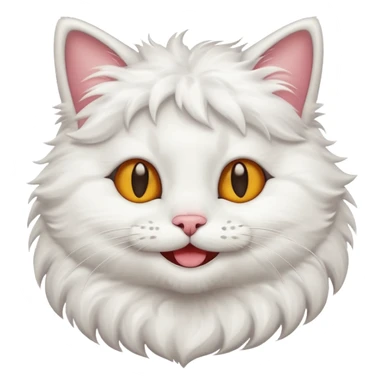 A smile meowing sticker